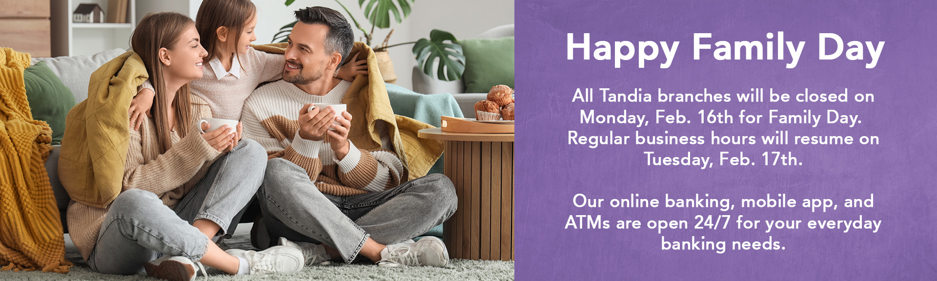 Happy Family Day from Tandia Financial